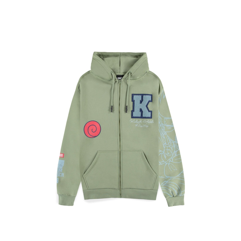 Naruto - Kakashi Vest met capuchon - Groen